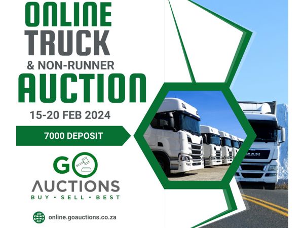Online Truck and Non-Runner Auction